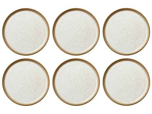 [90071916 1015208] Bitz Frühstücks- &amp; Dessertteller Ø 21 cm, 6 Stück, Beige/Crème