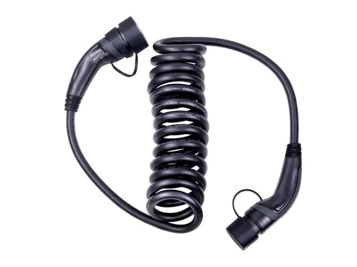 [90071987 1180301] ANS Ladekabel Typ 2 32 A spiralisiert 5 m