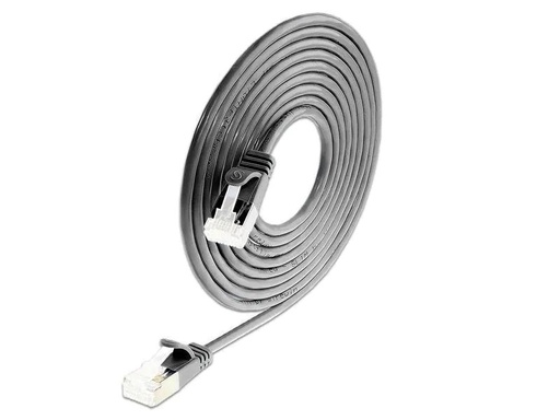 [90072065 823059] SLIM Slimpatchkabel RJ-45 - RJ-45, Cat 6A, U/FTP, 0.25 m, Schwarz