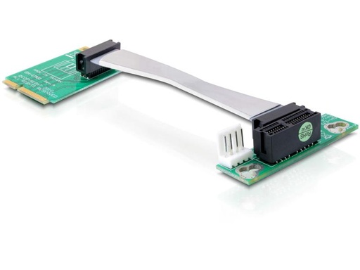 [90072073 620839] Delock PCI-E Riser Karte Mini PCI-E auf PCI-E, 13 cm