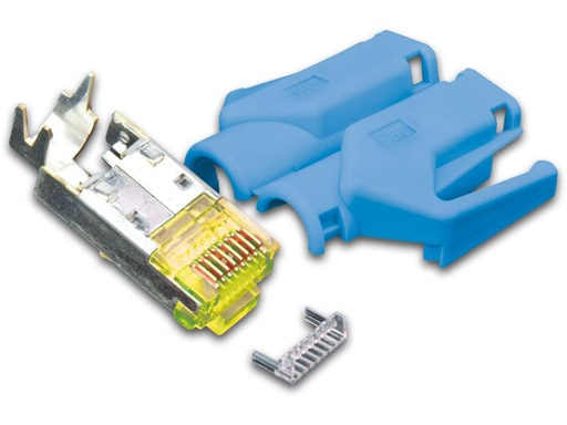 [90072091 1127824] Wirewin Stecker RJ45 Hirose TM31 50 Stück, Blau