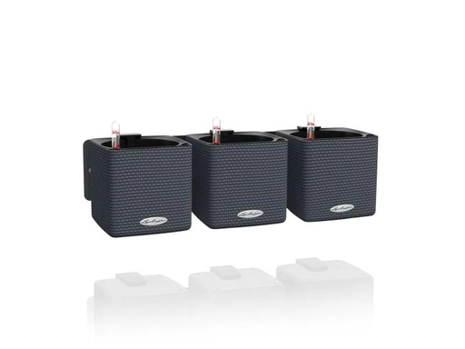 [90072143 860447] Lechuza Blumentopf Green Wall Home Kit CO Schwarz