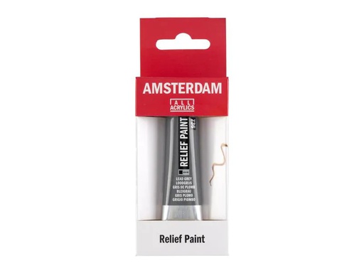 [90072155 1174077] Amsterdam Acrylfarbe Reliefpaint 736 Bleigrau deckend, 20 ml