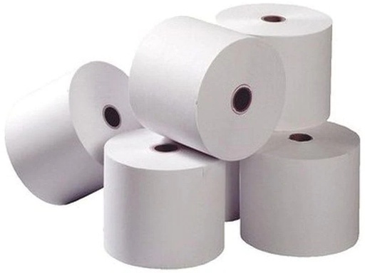 [90072180 84480] Sharp Thermo-Papierrolle 57 mm für Sharp Kassen, 5 Stück