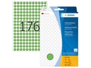 HERMA Vielzweck-Etiketten 2215 Ø 8 mm, Grün, 32 Blatt