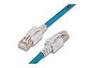 Wirewin Patchkabel RJ-45 - RJ-45, Cat 6A, S/FTP, 0.5 m, Blau