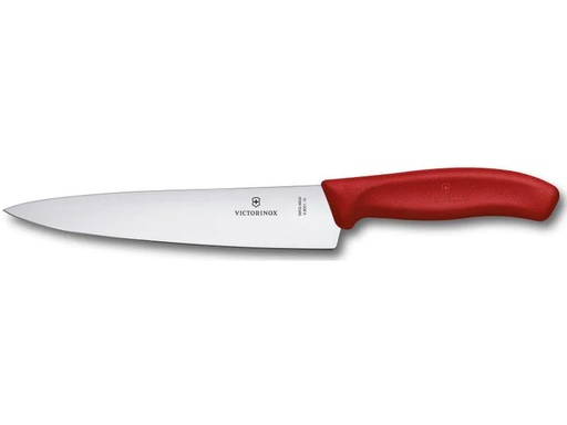[90072301 1091907] Victorinox Tranchiermesser Swiss Classic Rot/Silber