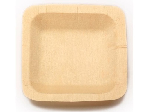 [90072382 1072855] Sier Einweg-Schale 11 x 11 cm, 50 Stück