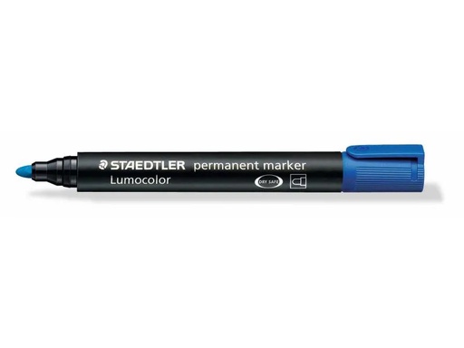 [90072387 914645] Staedtler Permanent-Marker Lumocolor 352 Blau, permanent