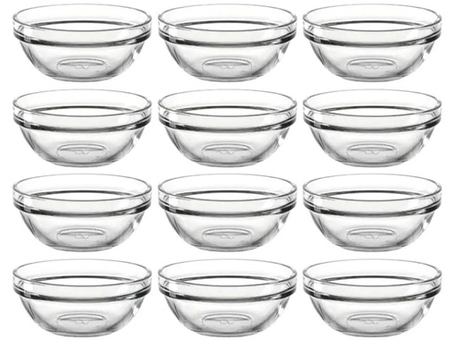 [90072399 1063654] Montana Schale Trend 11 cm, 12 Stück, Transparent