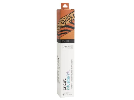[90072454 1000360] Cricut Aufbügelfolie Infusible Ink Leopard 30.5 x 30.5 cm, 4 Stück