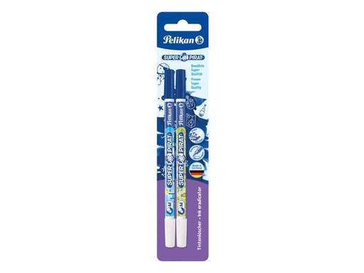 [90072469 859857] Pelikan Tintenlöscher Super Pirat M 2er Blister