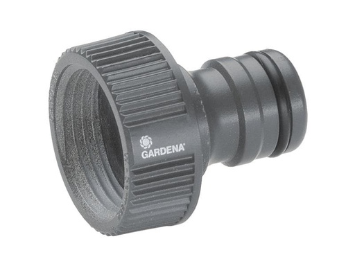 [90072560 681050] Gardena Hahnverbinder 26,5 mm (G 3/4), Wasserhahn 33,3 mm (G 1)