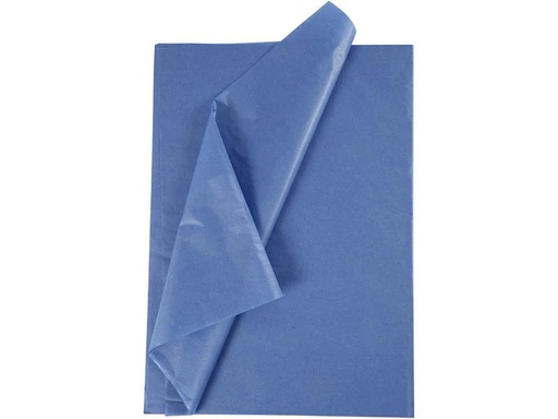 [90072642 853089] Creativ Company Seidenpapier 50 x 70 cm, 25 Blatt, Blau