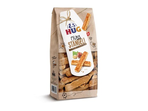 [90072692 723444] HUG Guetzli Nuss-Stängeli 350 g