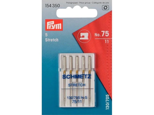 [90072706 1088055] Prym Nähmaschinennadel Nr. 75 Stretch  5 Stück