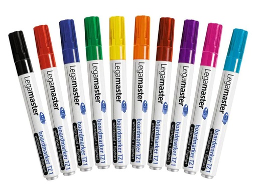 [90072733 917940] Legamaster Whiteboard-Marker TZ 1 10er-Set Assortiert