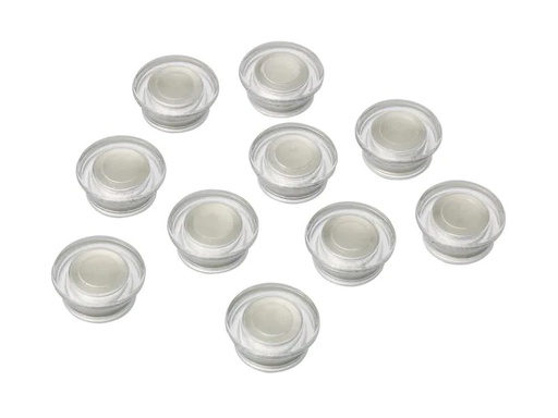 [90007263 1162920] Nobo Haftmagnet Ø 3.2 cm 10 Stück, Transparent