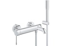 GROHE Badewannenarmatur Essence 1/2, Chrom, mit Handbrause