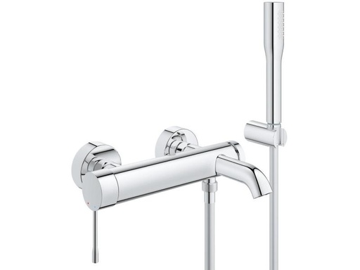 [90072859 891270] GROHE Badewannenarmatur Essence 1/2, Chrom, mit Handbrause
