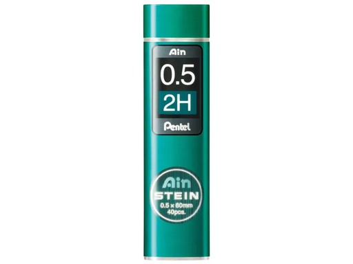 [90007282 709980] pentel Schreibmine Ain Stein 2H, 0.5 mm