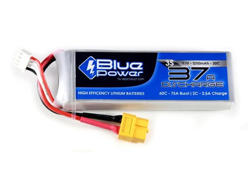 [90073079 426872] EP RC-Akku LiPo 1250 mAh 11.1 V 30C BluePower