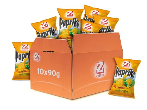 [90073216 1014378] Zweifel Chips Original Paprika 10 x 90 g