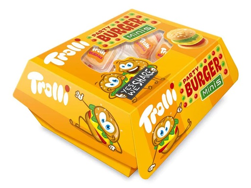 [90073258 1156621] Trolli Gummibonbons Mini Burger Box 150 g