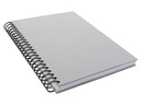 Sigel Notizbuch A4, Uni, Grau