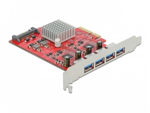 [90073497 1138032] Delock PCI-Express-Karte 90481 4x USB-A 3.1 Gen 2
