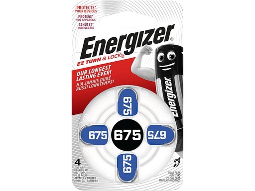 [90073713 957203] Energizer Hörgerätebatterie 675  4 Stück