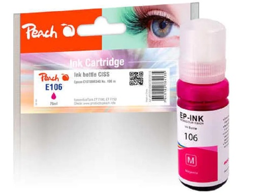 [90073729 1142667] Peach Tinte Epson 106 (C13T00R340) Magenta