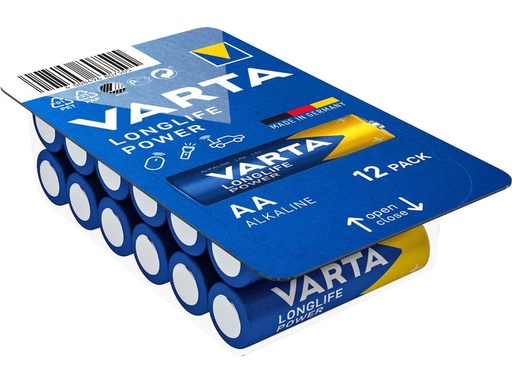 [90073742 297246] Varta Batterie Longlife Power AA 12 Stück