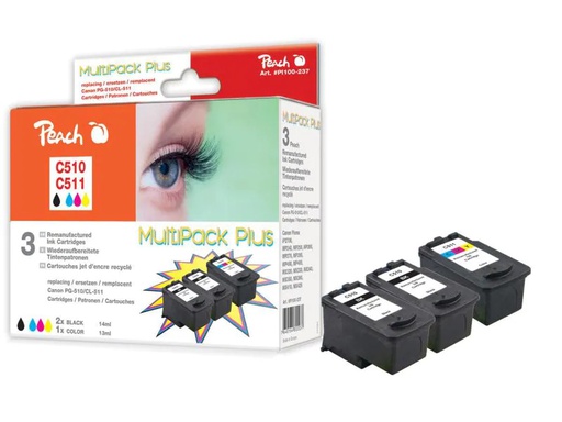 [90073867 330175] Peach Druckkopf Canon PG-510 / CL-511 C, M, Y, 2x BK