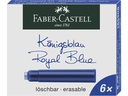 Faber-Castell Tintenpatrone Königsblau, 6 Stück
