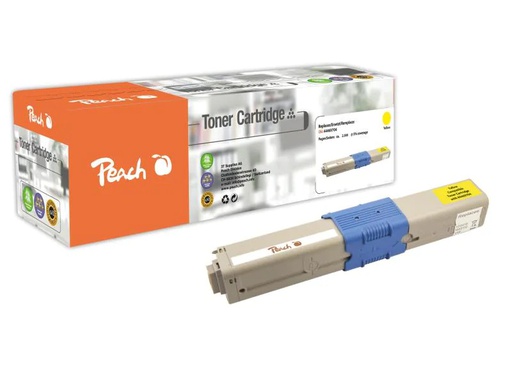 [90073971 270020] Peach Toner OKI 44469704 Yellow