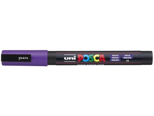 [90074055 779941] Uni Permanent-Marker POSCA 0.9-1.3 mm Violett