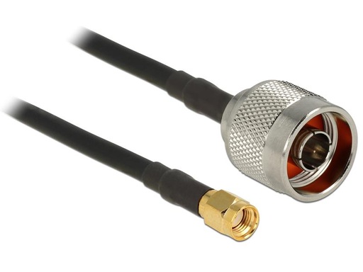 [90007386 1185275] Delock Antennenkabel N-Type zu RP-SMA, 0.5 m