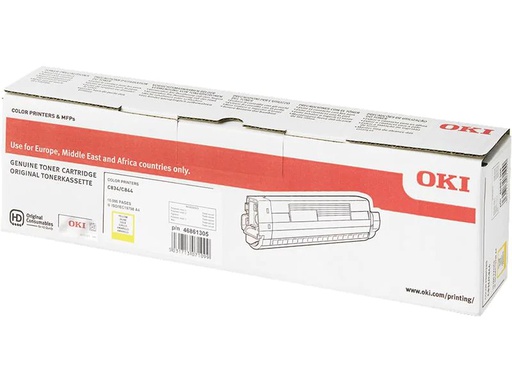 [90074181 946762] OKI Toner 46861305 Yellow