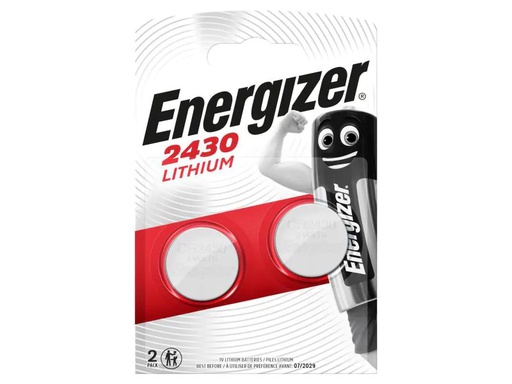 [90074227 739912] Energizer Knopfzelle Lithium CR 2430 2 Stück