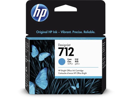 [90074228 1107811] HP Tinte Nr. 712 (3ED67A) Cyan