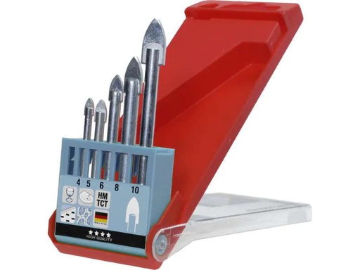 [90007402 492302] kwb Glasbohrer-Set 4-10 mm 5-teilig