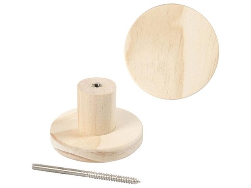 [90074281 656882] Creativ Company Holzartikel 7 cm Garderobenhaken