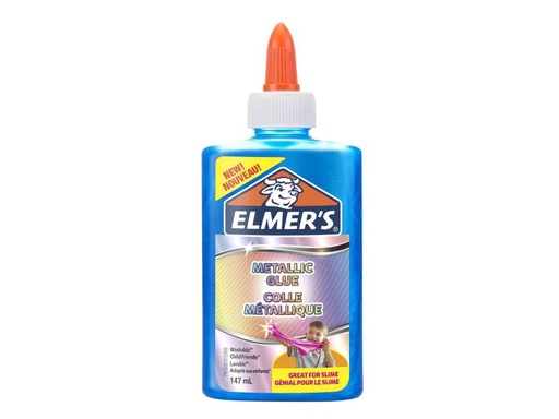 [90074401 1055739] Elmers Bastelkleber Metallic Glue 147 ml Blau, 1 Stück