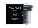 Caran d'Ache Tintenpatrone Schwarz, 6 Stück