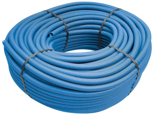 [90074483 841666] STEFFEN Installationsrohr M16 25 m Blau, mit Einzugsdraht