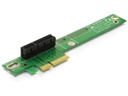 Delock PCI-E Riser Karte x4 auf x4, gewinkelt