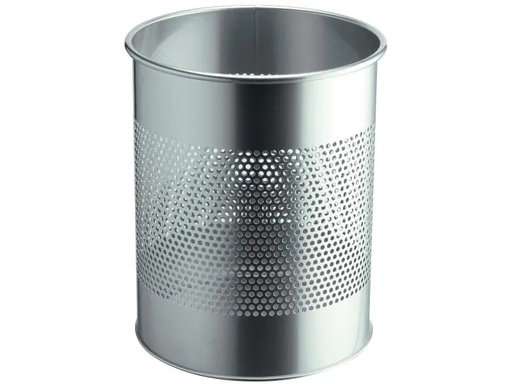 [90074700 1096551] DURABLE Papierkorb 15 Liter, Silber