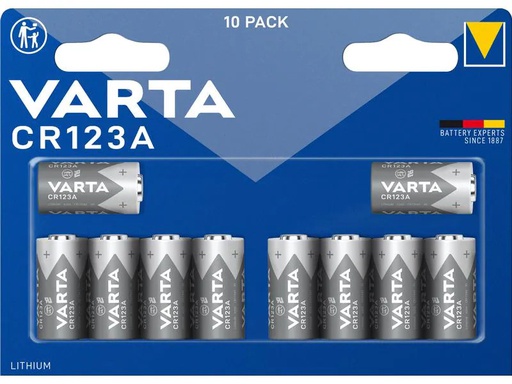 [90074824 1007571] Varta Batterie CR123A 10 Stück