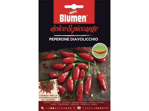[90074829 848190] Blumen Samen Paprika Diavolicchio